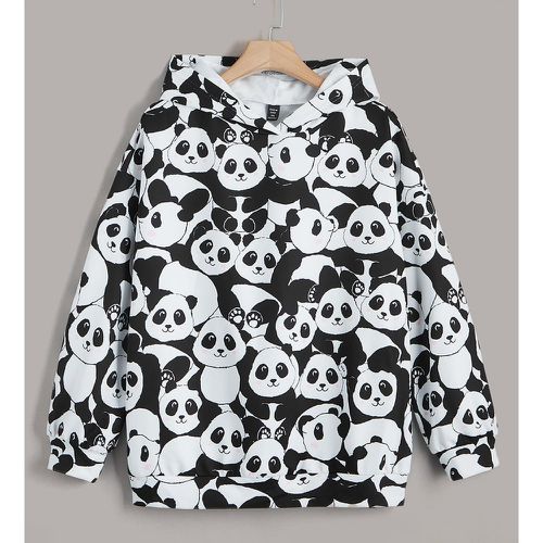 Sweat-shirt à capuche à imprimé panda - SHEIN - Modalova
