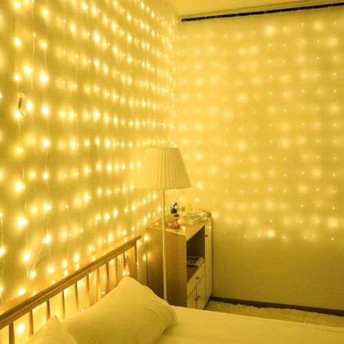 Pièce 100/140/168 Led 1.5*2 / 2*2 / 3*2m Lumière De Rideau Avec Fil Pour Décoration Intérieure, Atmosphère Romantique, Proposition, Mariage, Fêt - SHEIN - Modalova