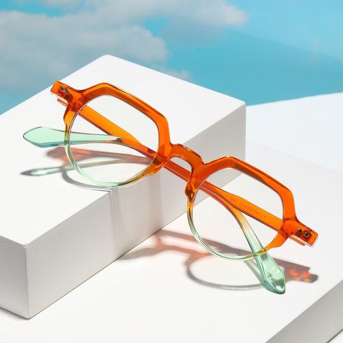 Lunettes de vue anti-lumière bleue à montures géométriques - SHEIN - Modalova