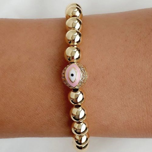 Bracelet perlé designs yeux - SHEIN - Modalova