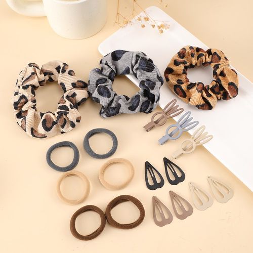 Pièces Set d'accessoires pour cheveux aléatoire à motif léopard - SHEIN - Modalova