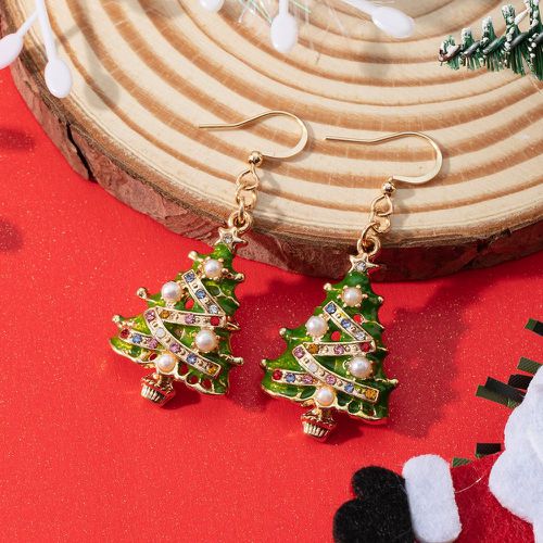 Pendants d'oreilles arbre de Noël - SHEIN - Modalova