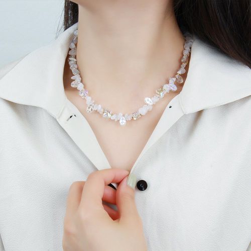 Collier à perles à cristal naturel - SHEIN - Modalova