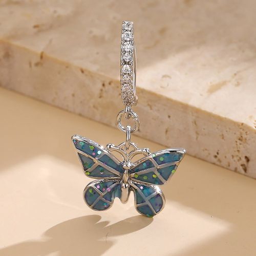 Anneau à nombril zircone cubique & à détail papillon - SHEIN - Modalova