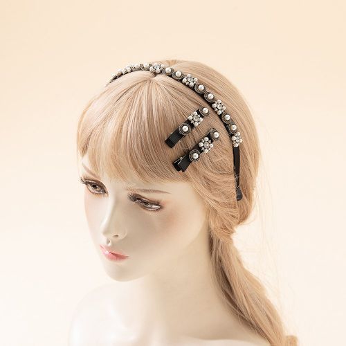 Pièces Set d'accessoires pour cheveux à strass et fausses perles - SHEIN - Modalova