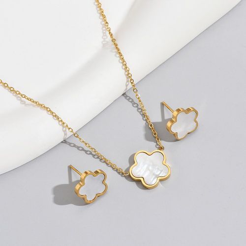 Pièces Set de bijoux à fleur - SHEIN - Modalova