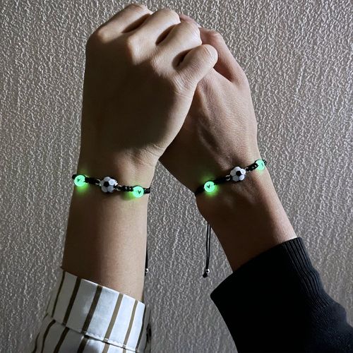 Pièces Bracelet couple aurore permanente à perles - SHEIN - Modalova