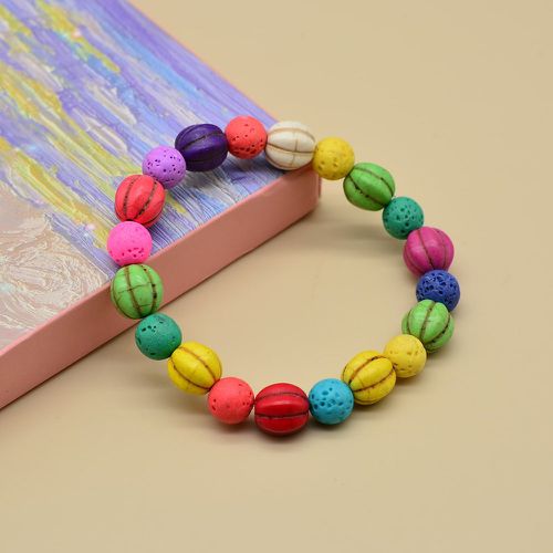 Bracelet perlé de couleur aléatoire minimaliste - SHEIN - Modalova