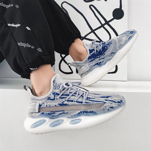 Chaussures de course avec motif graphique à lacets - SHEIN - Modalova