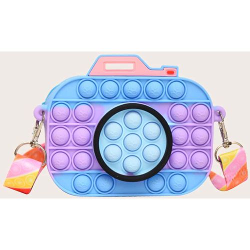 Sac pop it mini à blocs de couleurs design caméra - SHEIN - Modalova