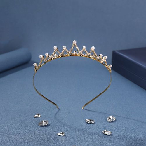 Serre-tête pour mariage à strass & fausse perle design couronne - SHEIN - Modalova