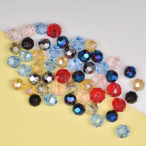 Pièces de couleur aléatoire à cristal naturel DIY perle - SHEIN - Modalova