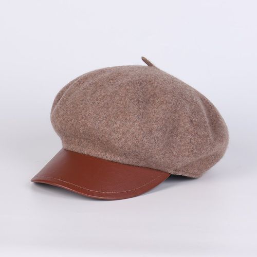 Casquette gavroche en mélange de laine - SHEIN - Modalova