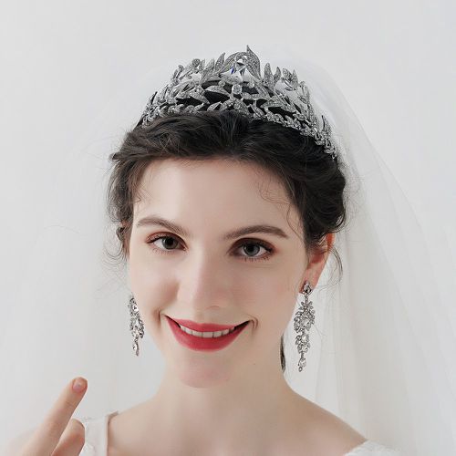 Bandeau avec strass de mariée & pendants d'oreilles - SHEIN - Modalova
