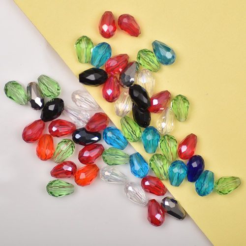 Pièces de couleur aléatoire design ovale DIY perle - SHEIN - Modalova