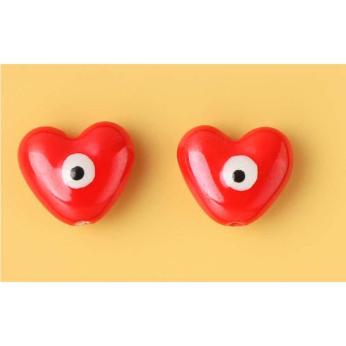 Pièces à motif mauvais œil design cœur DIY perle - SHEIN - Modalova