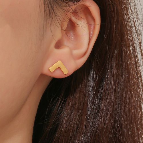 Clous d'oreilles design géométrique - SHEIN - Modalova