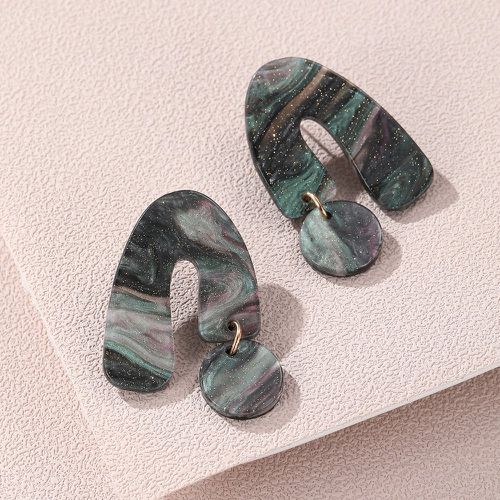 Boucles d'oreilles en acrylique irrégulier - SHEIN - Modalova