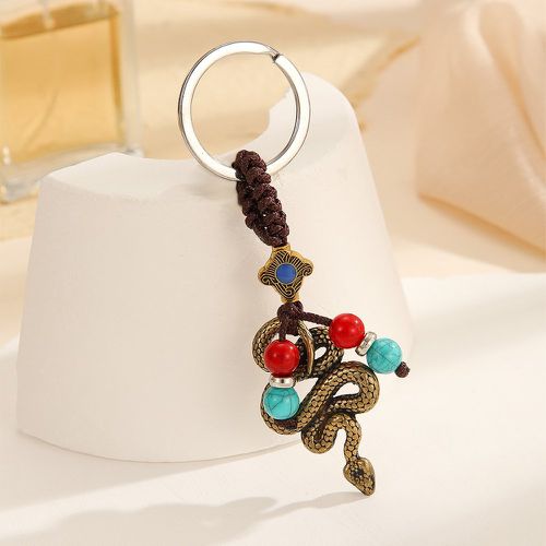 Porte-clés à perles à breloque serpent - SHEIN - Modalova