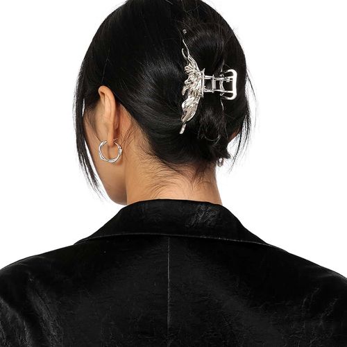 Griffe à cheveux minimaliste métallique - SHEIN - Modalova