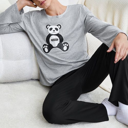 Ensemble de pyjama à imprimé panda - SHEIN - Modalova