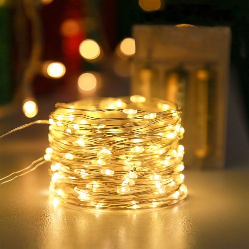 Pièce 10/20/30/50/100 LED 1/2/3/5/10M Guirlande lumineuse en plastique, lumière décorative extensible drôle pour la maison - SHEIN - Modalova