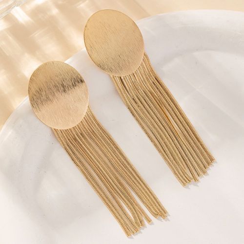 Pendants D'oreilles À Franges En Métal - SHEIN - Modalova