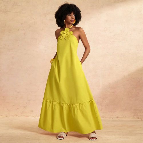 Robe d'été 2025s, nouvelle mode, style festival de musique, Pâques, nomade occidental, élégante et distinguée, convient pour les mariages, anniv - SHEIN - Modalova