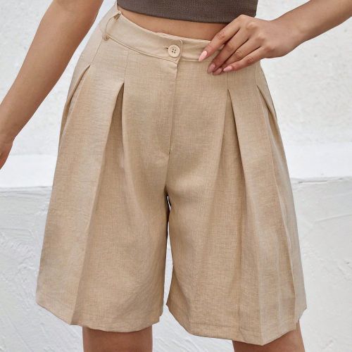 Shorts Bermuda en lin s 140 - SHEIN - Modalova