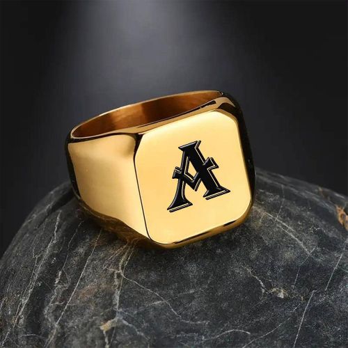 Pièce À Lettres Anneau , Pour Bijou Cadeau Et Fête - SHEIN - Modalova