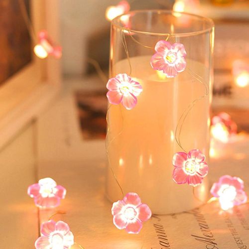 Pièce Fleur De Cerisier Design Fil De Cuivre Ficelle Lampe , Adapté Pour Domicile Décoration Cadeaux - SHEIN - Modalova