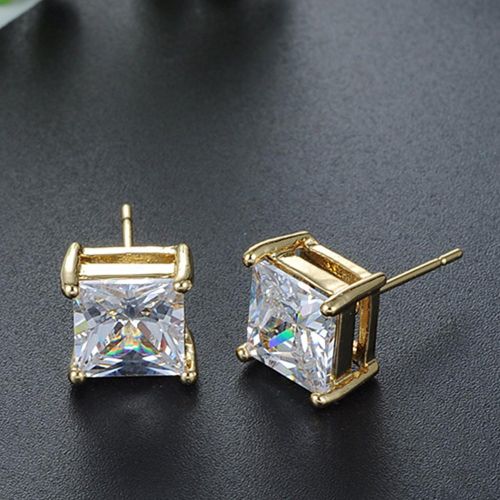 Pièces Clous D'oreilles Zircone Cubique Décor - SHEIN - Modalova