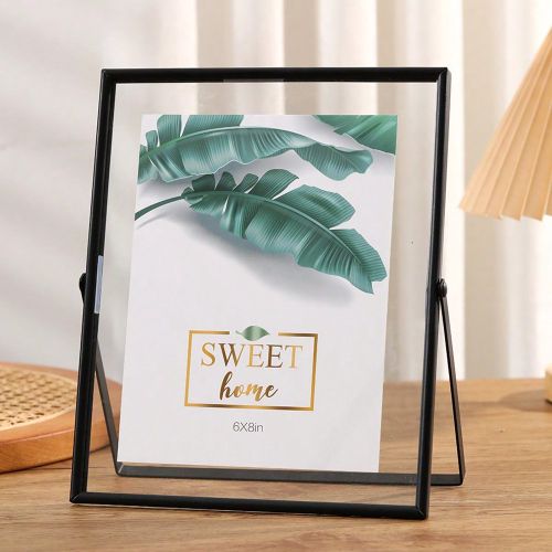 Cadre Photo En Métal Avec Acrylique Transparente Visage , Minimaliste Moderne Style Ornement Cadre Décoratif - SHEIN - Modalova