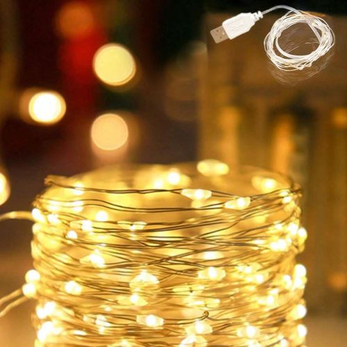 Pc 1/2/3/5/10M 10/20/30/50/100LED USB Fil de cuivre Lumière Formable DIY Maison Fête Festival Décoration Guirlande Lumineuse - SHEIN - Modalova