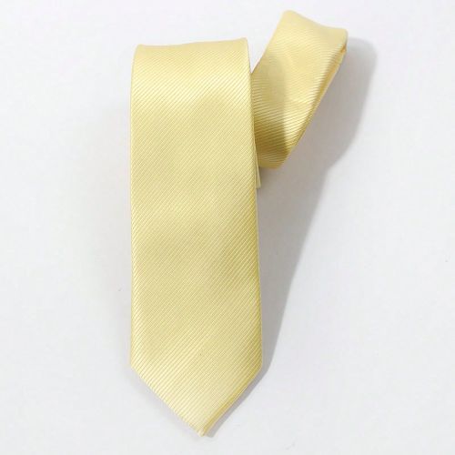 Pièce Cravate d'affaires/de soirée mode chiffrage jaune, cravate décontractée - SHEIN - Modalova