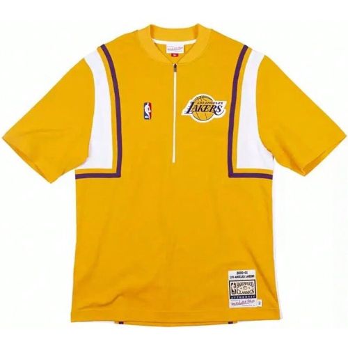 T-shirt en tricot col ras du cou manches courtes style de vie Mitchell & Ness Los Angeles Lakers 2024 TASSHAC19138-LALLTGD00 - SHEIN - Modalova