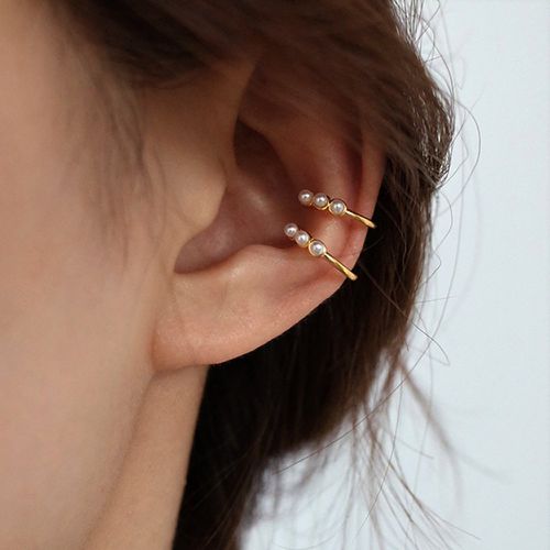 Clip d'oreilles avec fausse perle 2 pièces - SHEIN - Modalova