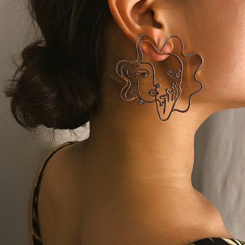 Pendants d'oreilles à design de figure 1 paire - SHEIN - Modalova