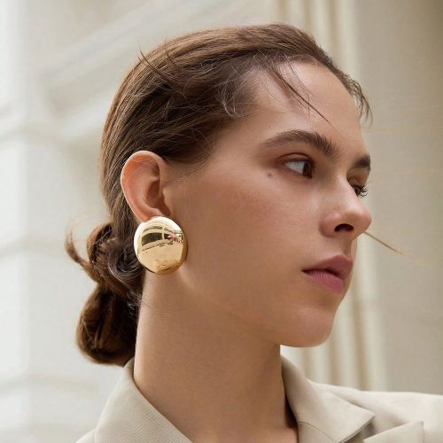 Boucles d'oreilles rondes élégantes de mode - SHEIN - Modalova