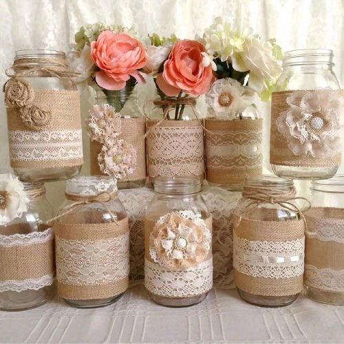 Rouleau de ruban en jute et toile de jute, ruban en toile de jute pour la décoration de mariage rustique, ruban en toile de jute et dentelle vintage - SHEIN - Modalova