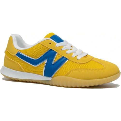 Baskets rétro en dentelles avec semelle légère - chaussures de sport de style rue respirantes et décontractées - SHEIN - Modalova