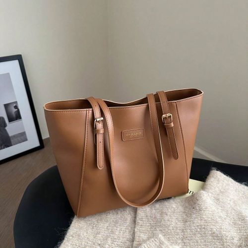 Grand sac polyvalents pour l'automne et l'hiver, nouveau modèle simple 2024. Sac à épaule, sac de cours pour étudiants, sac fourre-tout pour le tr - SHEIN - Modalova