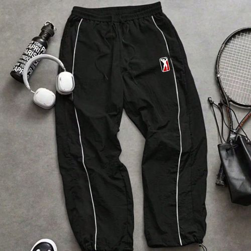 Pantalon de sports avec taille à cordon et bordure contrastée. Vêtements d'entraînement, pantalon de course - SHEIN - Modalova
