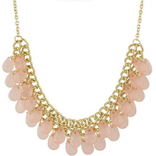 Collier avec perles plastiques -rose - SHEIN - Modalova