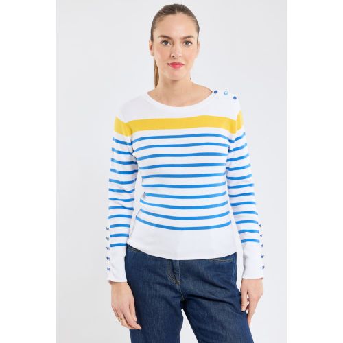 Pull marin manches boutonnées - coton - ARMOR LUX FR - Modalova