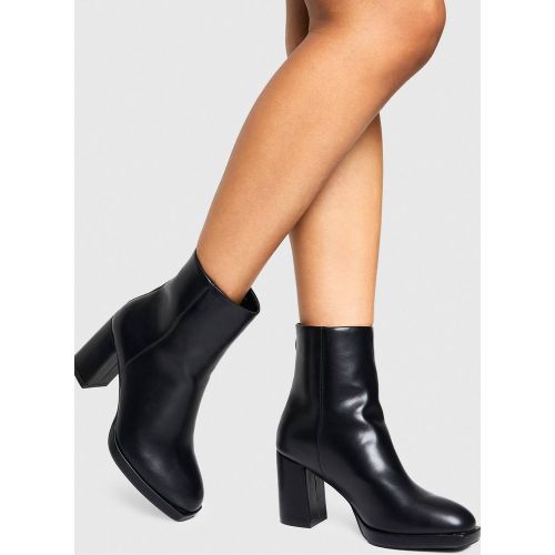Bottes Cheville À Talons Plateforme - 36 - boohoo - Modalova