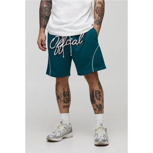 Short de sport large mi-long - Official - bleu - XL - Toujours besoin de shorts en jersey !Idéal aussi bien pour nos sessions sport que pour chiller - CMM08986-168-36 - Modalova