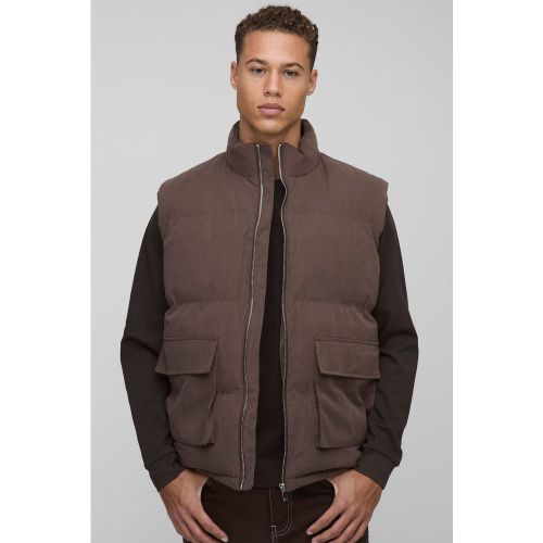 Tall - Veste oversize en synthétique à col montant - 2XL - Boohooman - Modalova