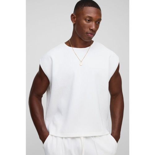Débardeur oversize plissé - S - Boohooman - Modalova