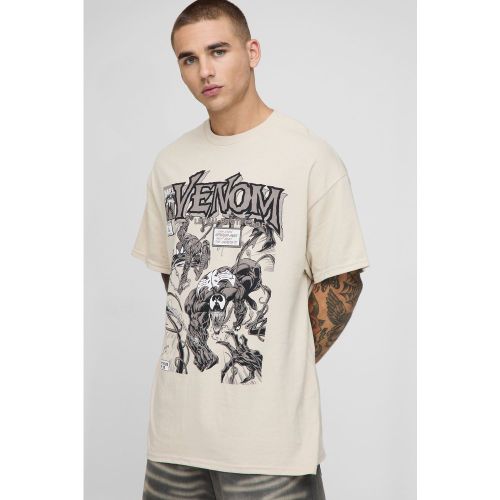T-shirt oversize imprimé à imprimé Marvel - S - Boohooman - Modalova